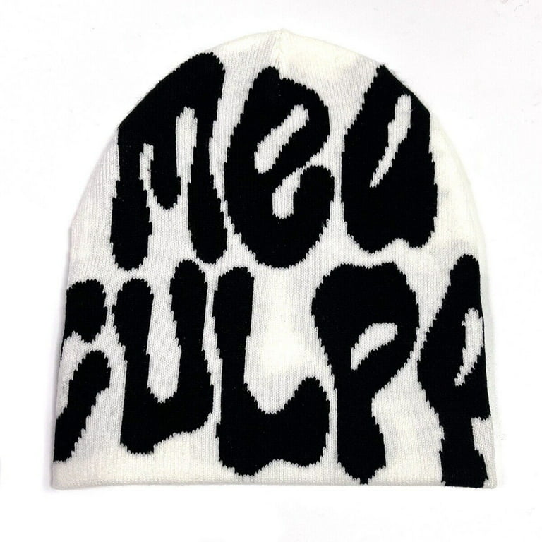 Y2k Beanie Women Culpa, Ideal Gift MEA Graphic Winter Knit Hat