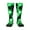 1 Black, variant on Green Tie Dye Pattern Women’s Knee High Crew Socks,Trouser Socks Comfortable, Breathable, Moisture-Wicking and Soft