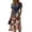 A01-Beige, variant on America 250th Dresses for Women Trendy Midi Usa Flag Dresses Short Sleeve A-Line Swing Summer Dresses