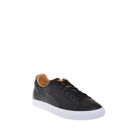 Puma Clyde Core Leather Womens Sneaker - Black
