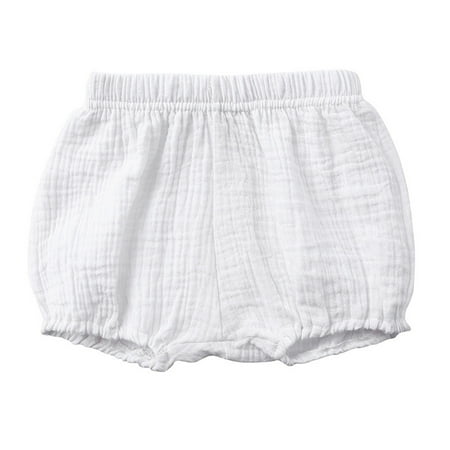 EHRWE Toddler Girls Shorts Baby Boys Girls Unisex Solid Color Shorts Pants Comfory Soft Shorts Pants Trousers For 6-12 Months