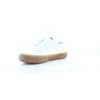 Superga 2941 Revolley All Nappa Women's Fashion Sneakers White Leather Size 6.5 M