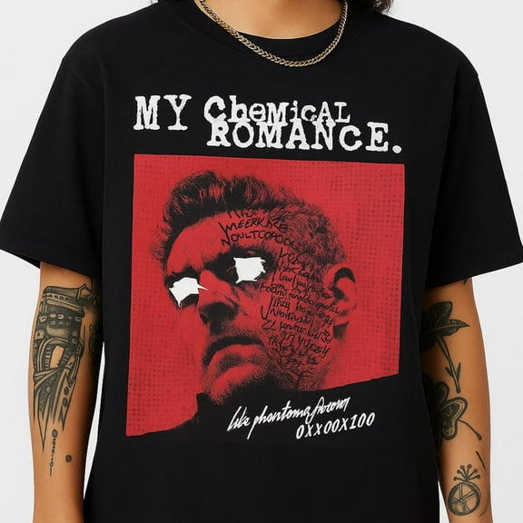 My Chemical Romance T Shirt, Emo Punk Band Fan Tee, MCR Like Phantoms Forever Graphic Shirt