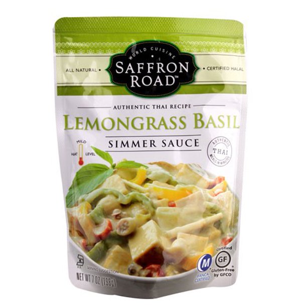 Saffron Road Gluten Free Simmer Sauce, Lemongrass Basil, 7 Oz Walmart