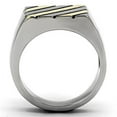 thumbnail image 3 of TK952 - Two-Tone IP Gold (Ion Plating) Stainless Steel Ring with No Stone Size 13, 3 of 4