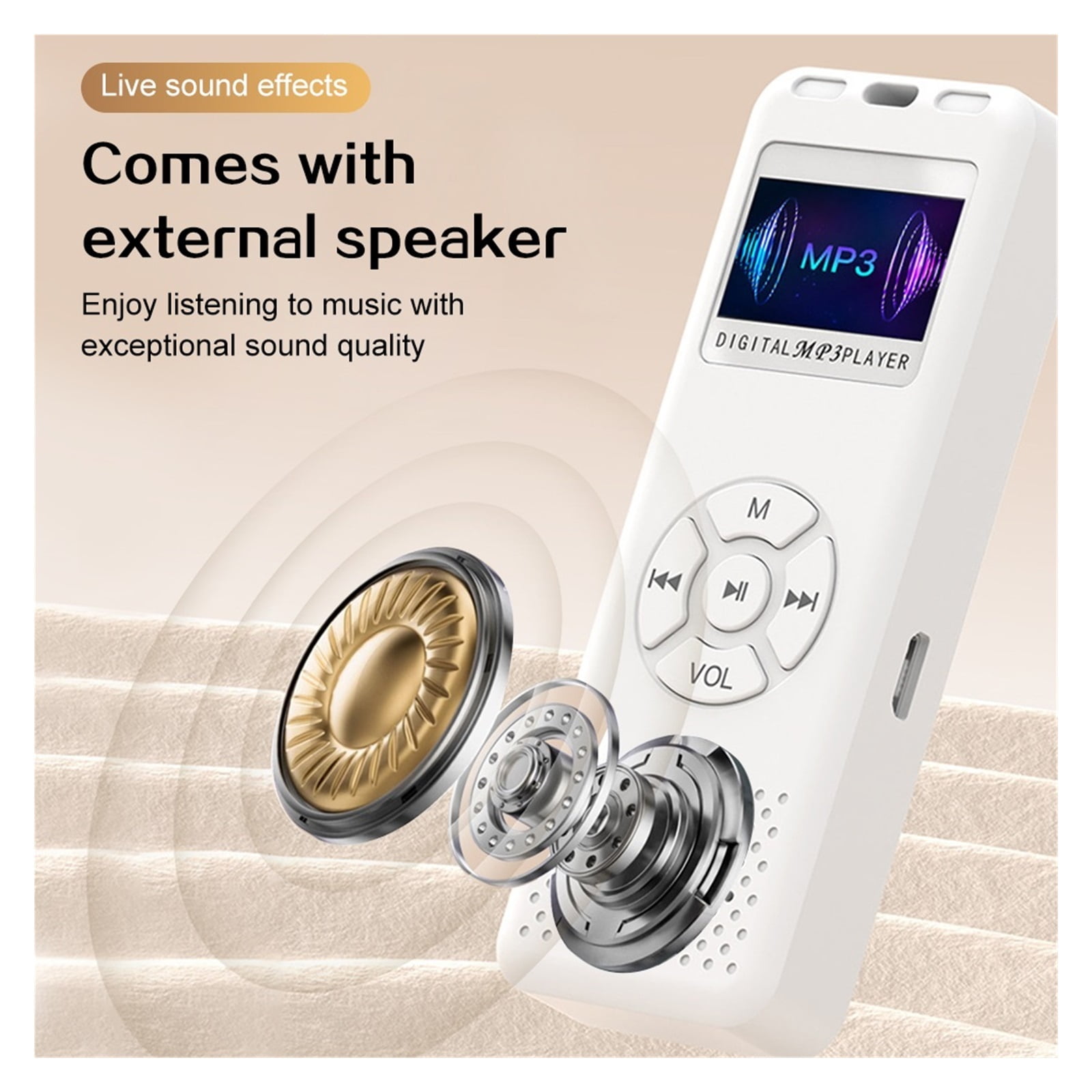 Digital Voice Recorder Mini Sound Recording Hi-Fi MP3 Player Professional Dictaphone ,Multi-Function