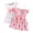 F111-Red, variant on FYDUU 2 Pack Baby Girls Dress Summer Sundress Adorable Print Ruffles Sleeve Bowknot Dresses Cute Floral Dress Girl Clothes 9-12 Months