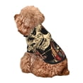 thumbnail image 5 of Gaeub Gothic Eastern Floral Skull Dog Hoodie Sweatshirts Warm Dog Clothes for Small Dogs,Puppy and Cat Costume-XX-Large, 5 of 7