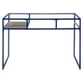 thumbnail image 4 of ACME Yasin Writing Desk in Blue and Clear, 4 of 6