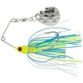 thumbnail image 4 of Strike King Mini-King Spinnerbait Lure 1/8oz Charturese/Blue/Silver, 4 of 5