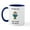 White/Navy Inside, variant on CafePress - ITG...Who Talks Too Much Mug - 11 oz Ceramic Mug - Novelty Coffee Tea Cup