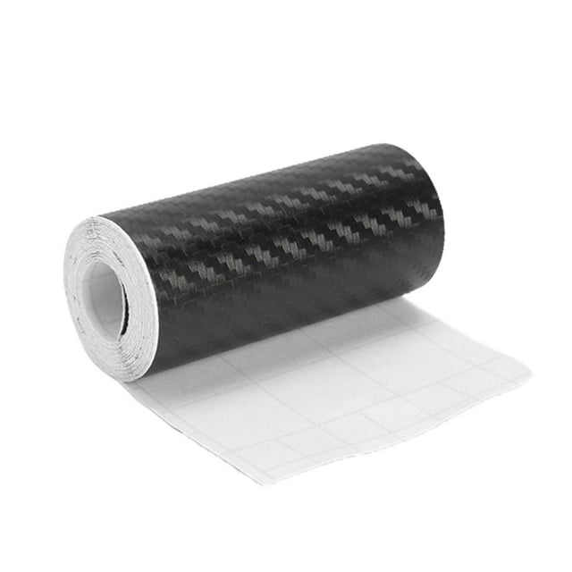 Pegatinas 3D de fibra de carbono para coche, rollos de tiras, película impermeable 7cmx5m