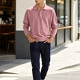 thumbnail image 6 of LWavelet Polo Shirts for Men Long Sleeve Lapel Collar Casual Golf Shirts Spring Fall Fashion Regular Sweatshirts, 6 of 6