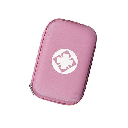 276PCS Small Travel First Aid Kit Supplies for Business, First Aid Kits Backpacking Essentials Items Trauma First Aid Survival Kits for Outdoor Adventure, Pink YIDERBO
