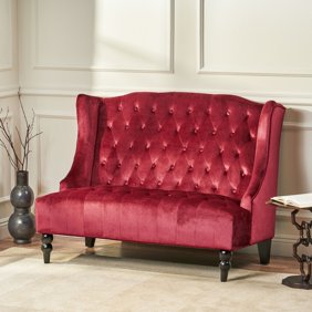 Baxton Studio Flax Victorian Style Contemporary Black Velvet