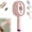 Pink, variant on Electric Steam Hair Brush - 2-in-1 Misting Detangling Comb with Red Light, Self-Cleaning, Scalp Massage, USB Rechargeable