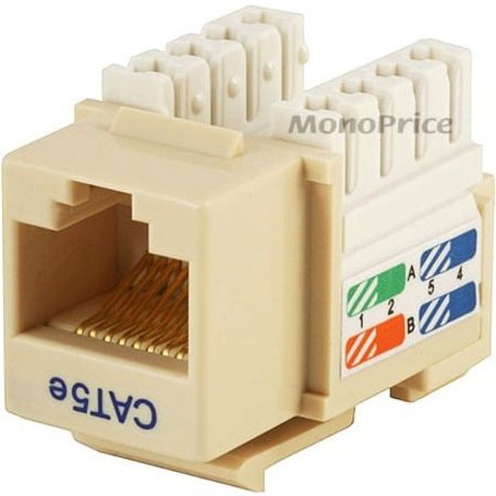 UPC: 0844660053736 | Monoprice Datacom Jack Cat5 Punch Down Beige 5373