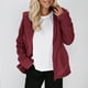 thumbnail image 4 of Abrigo y chaquetas informales con capucha de manga larga para mujer, abrigo térmico de polar con capucha y manga larga para invierno, abrigo cálido para mujer, 4 of 8