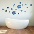 thumbnail image 5 of Bienvenido Flower wall stickers living room TV background decoration stickers, 5 of 5