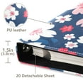 thumbnail image 4 of Leather Cover Photo Album 80 Pockets 4x6 Photos Bookshelf Picture Album Colorful Cherry Blossoms, 4 of 9