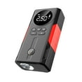 thumbnail image 2 of Tignapoo 12V Portable Jump Starter with Air Compressor, 2000mAh Power Bank, 600A Peak Current, Black, 18x9cm, Includes Accessories for Car Emergency & Outdoor Use, 2 of 6