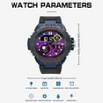 thumbnail image 6 of Findtime Man Watch for Men Sports Quartz Wristwatch Outdoor Waterproof Military Digital Watches Dual Time and Stopwatch Alarm Clock, 6 of 7