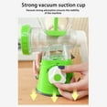 thumbnail image 4 of Heavy Duty Manual Meat Grinder 3-in-1 Stainless Steel Mincer Sausage Stuffer Cookie Maker Easy Clean Home Kitchen Food Prep, UKHBMC | Green, 4 of 8