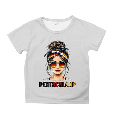 

Boy s and Girl s German Girl Deutsches Mädchen Germany Flagge T Shirt Shirt Bulk Junior Medium Tops 2 Girl Clothes Toddler Long Sleeve Shirts Girls 2t Girls Shirts 18 Months Children s Tee Shirts Kids