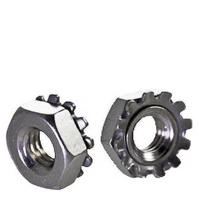 #8-32 Keps Nut, K-nut, External Tooth Lock Nut, Stainless Steel (18-8) (Quantity: 100)