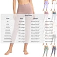 thumbnail image 3 of Aboser Capri Yoga Leggings for Women Tummy Control High Waist Tights Plus Size Lightweight Capris Soft Modal Leggings Slim Leg Tight Pants, 3 of 8