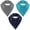 Blue+grey+royal Blue, variant on Kvmzazn Adult Drool Bib for Special Needs, 3 Pack Large Elderly Bandana, Teen Bib for Women Men, Soft Absorbent Set for Kid