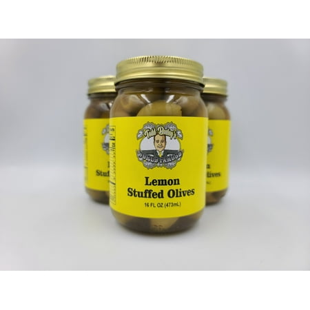 Todd Bosley's World Famous Lemon Stuffed Olives 3 Pack