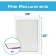 thumbnail image 2 of Filtrete Healthy Living Ultra-Allergen Air Filter - MPR 1500, MERV 12, Pleated - 2 Pack, 20x25x1, 2 of 8
