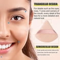 thumbnail image 2 of Nvzi 6 piezas de borlas de polvo puro triangulares para maquillaje suave, borlas para polvos sueltos, polvos minerales, polvos corporales, herramienta de maquillaje, tez, A35, 2 of 4