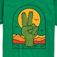 thumbnail image 3 of Instant Message - Cactus Peace Sign - Toddler & Youth Short Sleeve Graphic T-Shirt, 3 of 6