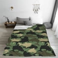 thumbnail image 3 of Yiaed Camouflage Shark Pattern Fleece Throw Blanket,Fleece Throw Blankets for Couch & Bed All Season Use -60"x50", 3 of 6