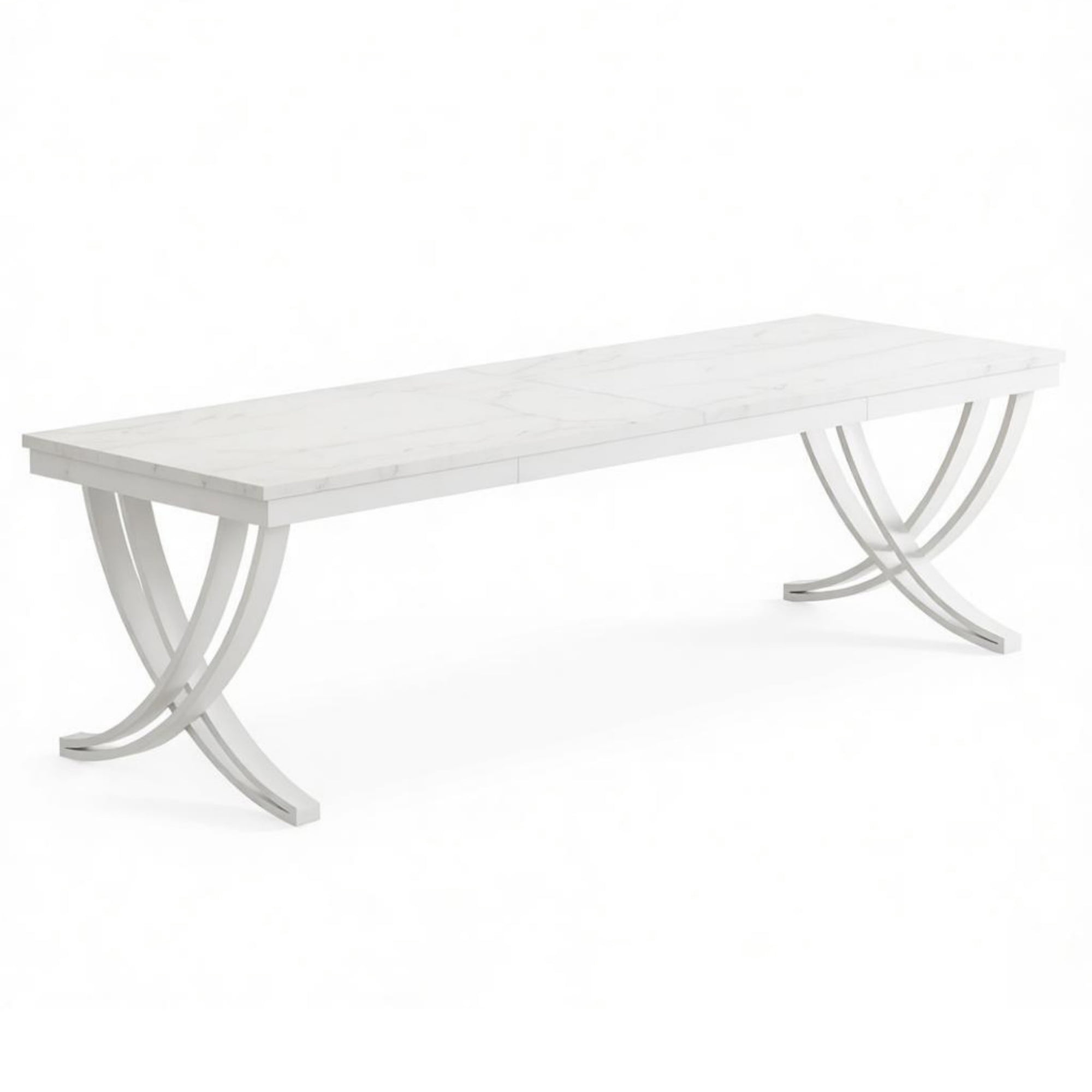 Astoutdoor Dining Table, Rectangular, Seats 6-8, 78 in Length