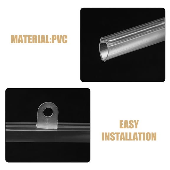 Raindrops 10Pcs Transparent PVC Poster Frame Hanger with Clips Lightweight for Wall Displays