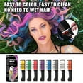 thumbnail image 1 of One-time Hair Chalk Comb Professional Chalk Comb Hair Temporary Instant Hair Comb Hair Color Highlights Streaks Hair Coloring Dye Comb, 1 of 7