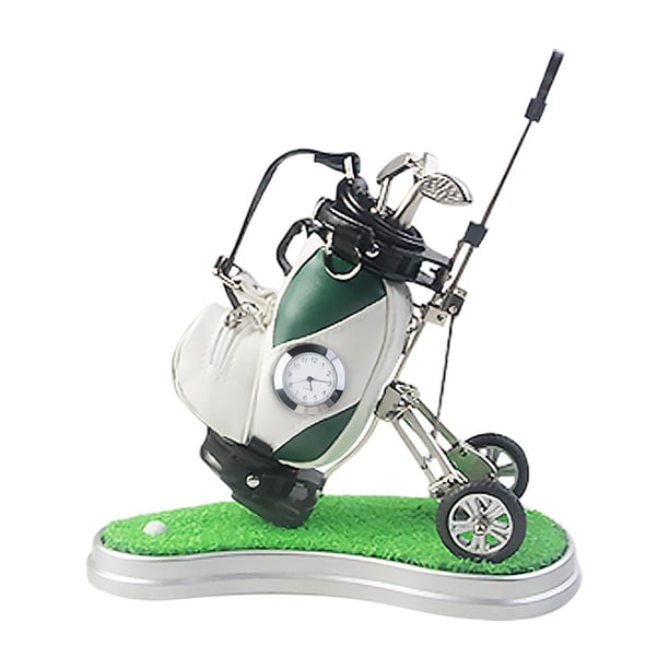 Mini portalápices de golf Colamx Decoración de escritorio Mobiliario para El hogar con bolígrafos Verde