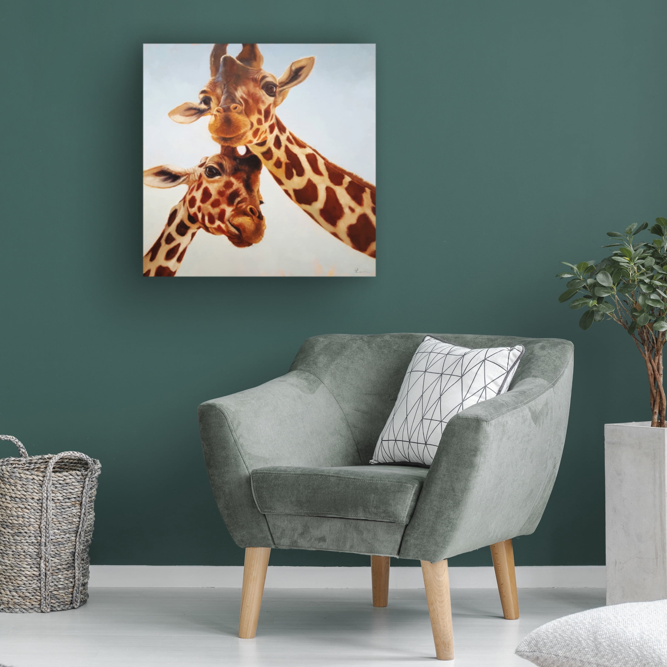 Canvas Wall Art - Lucia Heffernan 'Soulmate II' Wall Art for Living Room, Bedroom, or Office Décor by Trademark Fine Art - 24 x 24 Inches