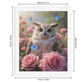 thumbnail image 2 of Paint By Numbers Kit for Adults Beginner - DIY Owl Roses Blue Butterflies Blossom Canvas Painting Kits for Adults, Frameless Paint By Number for Adults for Home Wall Decor 16x20 Inch, 2 of 7