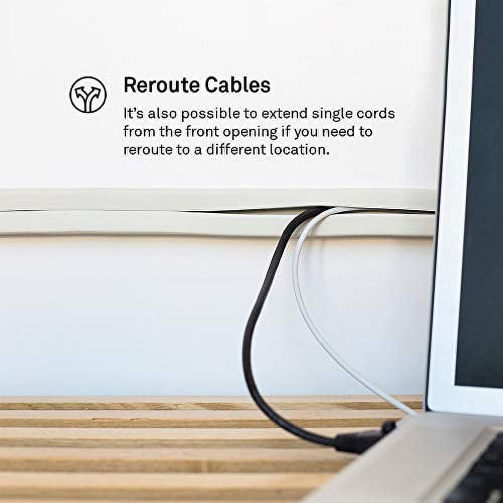 8' Paintable Cordline Wall Cable Channel