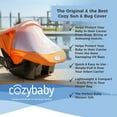 Cozy Cover Pink Grapefruit Sun & Bug Car Seat Cover