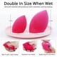 thumbnail image 4 of 5 Pcs Oblique Cut Makeup Sponge Set, Foundation Blending Beauty Sponge, Flawless for Liquid, Cream, and Powder, Multi-colored Makeup Sponges, 4 of 4