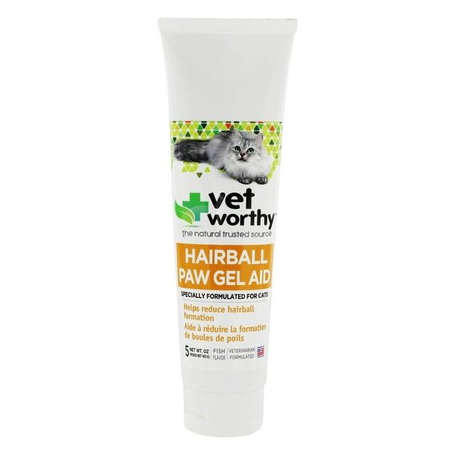Vet Worthy Hairball Paw Gel Aid for Cats Hairball Remedy for Cats for