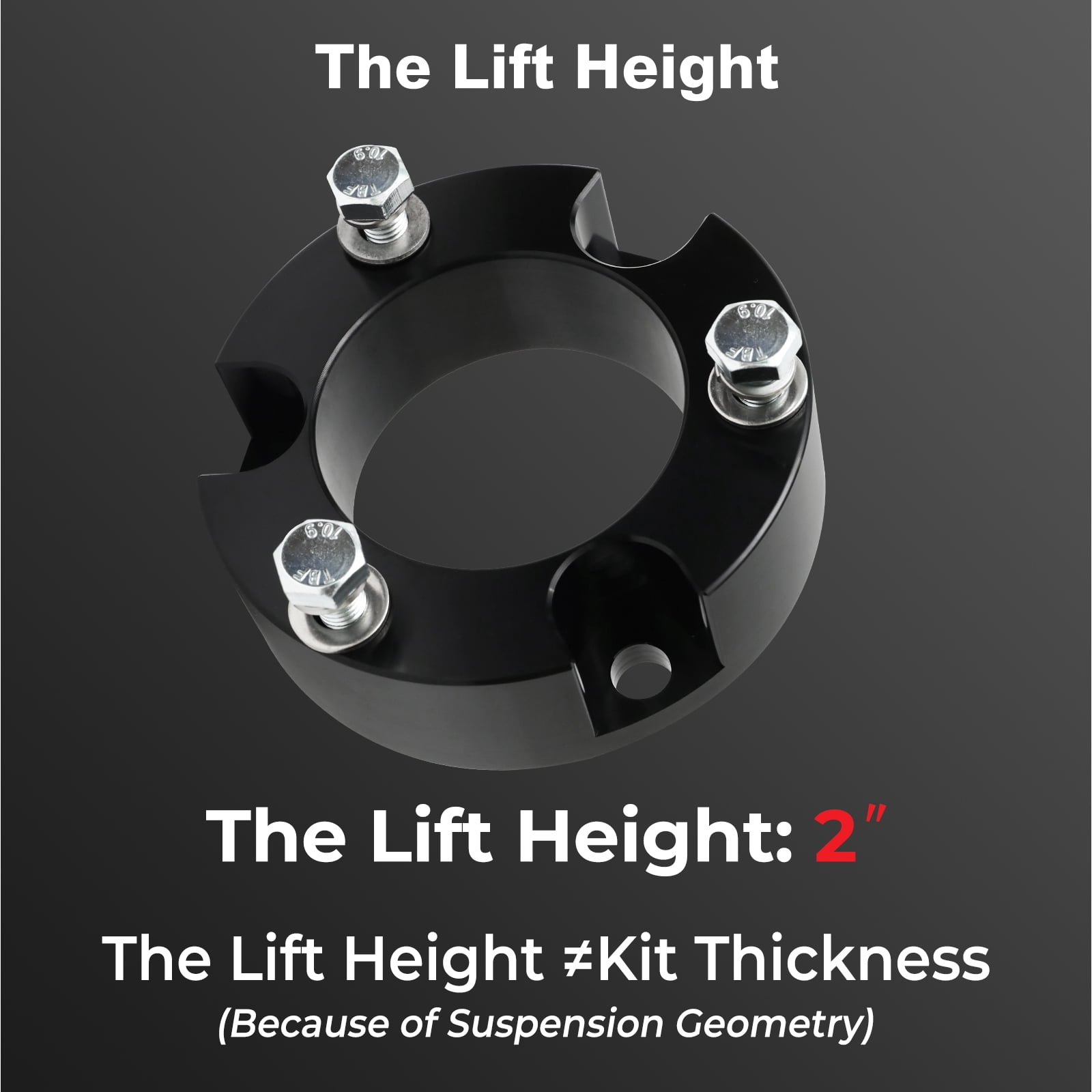 Sennachine 2" Front Leveling Lift Kit Fits Toyota Tundra Sequoia 2WD 4WD 1999-2006 Spacers