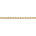thumbnail image 3 of 14k Yellow Gold 2.5mm Solid Plain Rope Chain w/ Lobster Clasp 18", 3 of 5