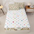 thumbnail image 4 of Homewish Cute Hedgehog Animals Zipper Full Size Comforter Sets with Fitted Sheet and 2 Pillowcases,Cartoon Mushroom Fungus Plant Zipper Bedding Set For Girls Kids,Reversible,4-Piece, 4 of 7