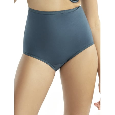 

Women s Vanity Fair 15318 Perfectly Yours Tailored Cotton Brief Panty (Stillwater 7)